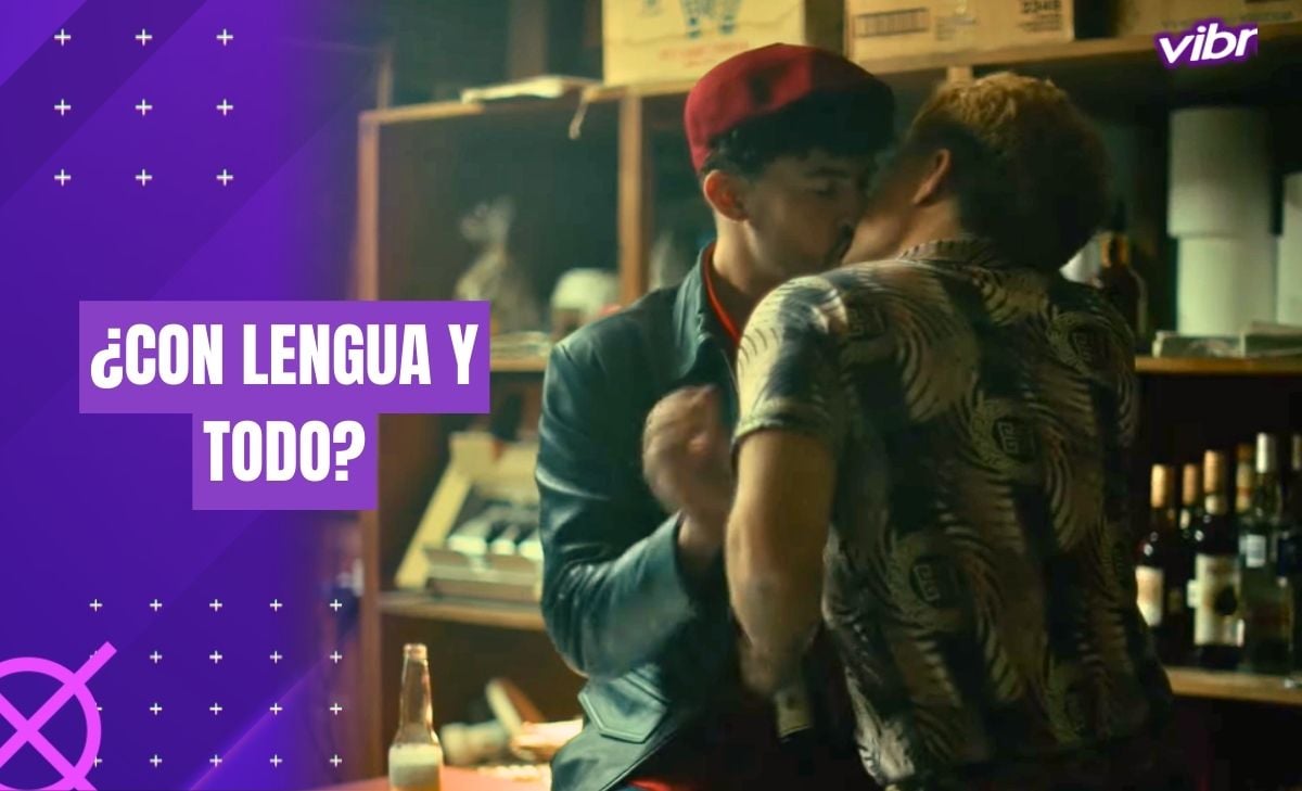 El apasionado beso de Bad Bunny y Gael García Bernal Vibra