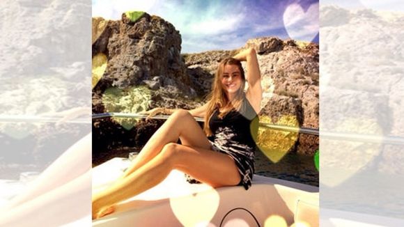 Sofía compartió fotos de sus vacaciones en México