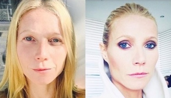 Cómo se ve mejor Gwyneth Paltrow, ¿sin o con maquillaje?