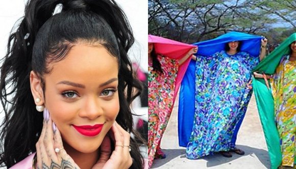 ¿Rihanna llevaba puesta una manta guajira?