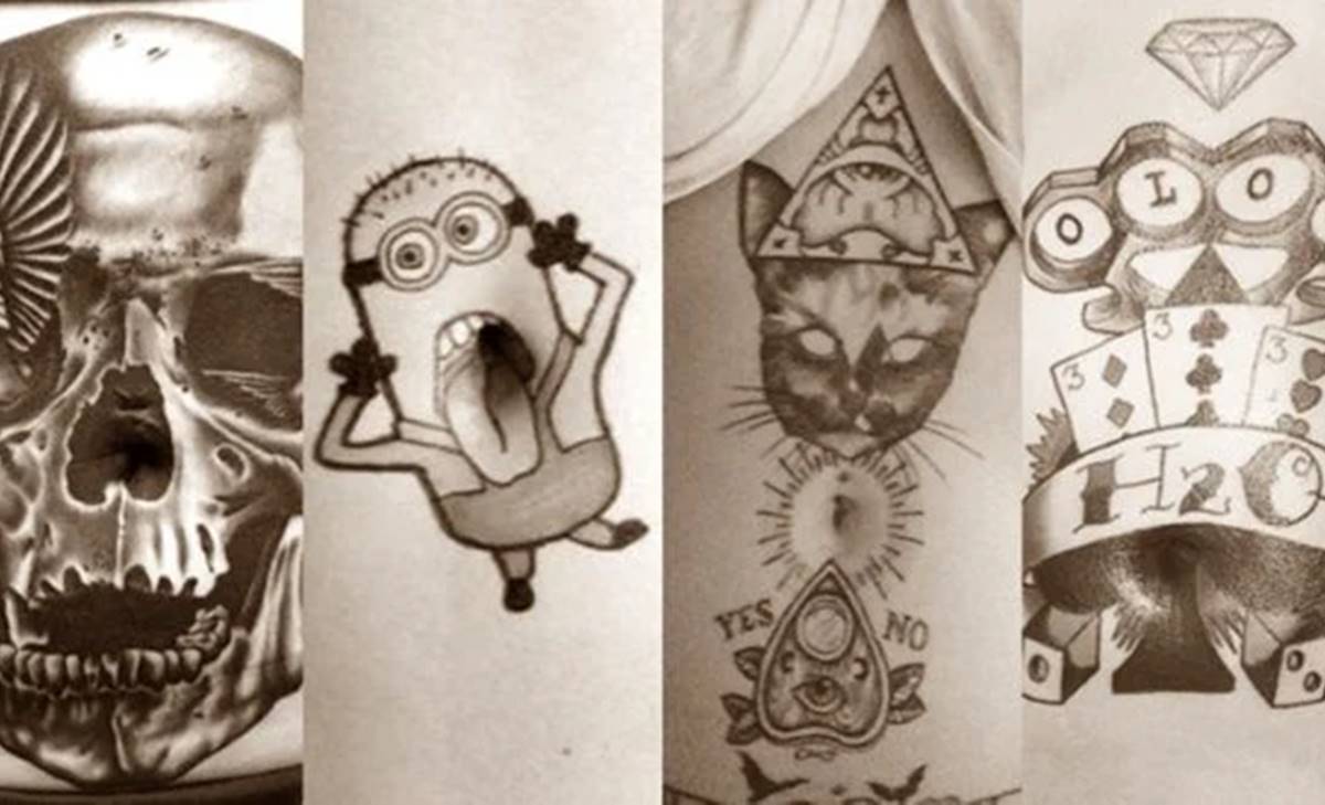 Horrorosos tatuajes en el ombligo