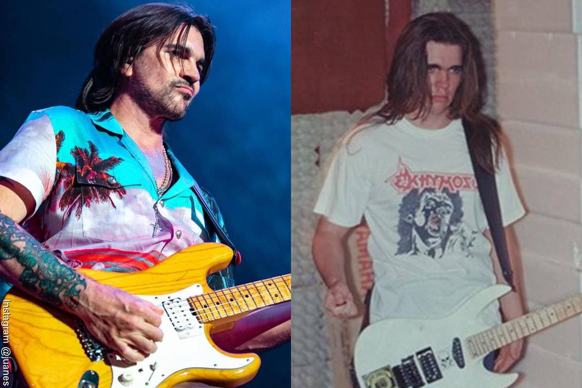 Fotos de Juanes, antes y después