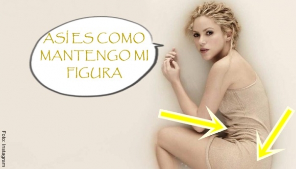 Shakira mantiene su espectacular figura, así...
