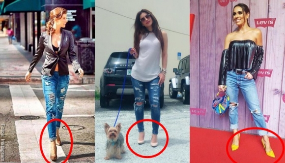 ¿Cómo combinar jeans con tacones? Así...