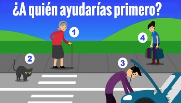 ¿A quién ayudarías primero? Esta imagen define tu personalidad