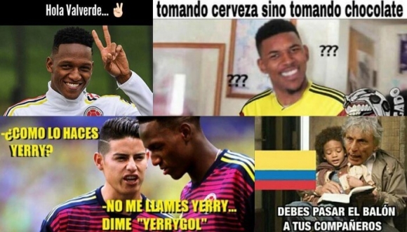 Memes de partido de Colombia vs. Senegal