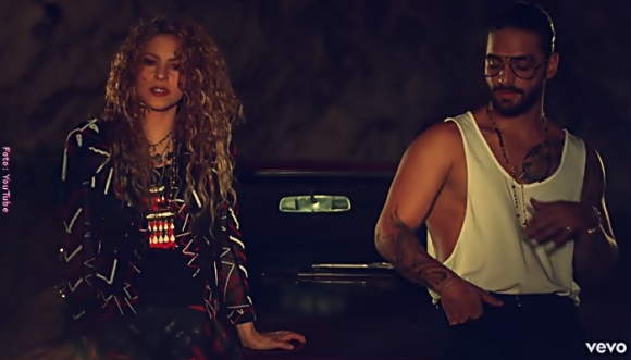 Este es el video de Shakira y Maluma "Clandestino"