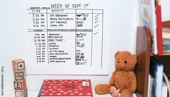 Calendario infantil