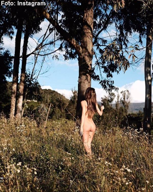 Foto de Natalia Jerez en Instagram sin ropa