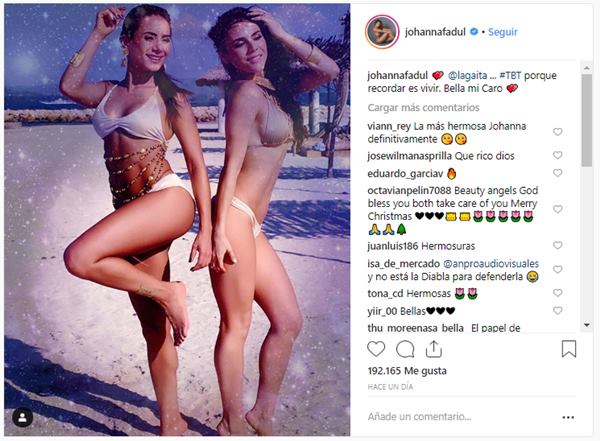 Fotos en bikini de Carolina Gaitán y Johanna Fadul