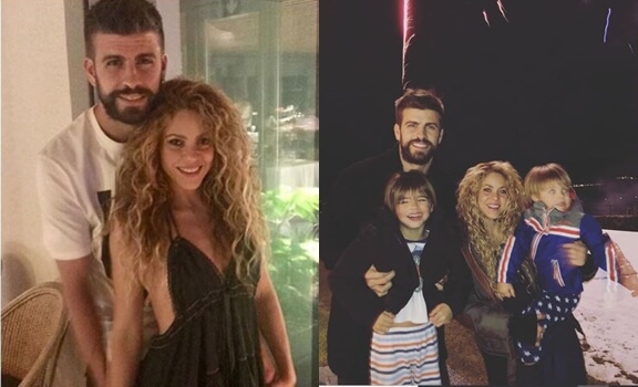 Fotos de Shakira y Piqué con sus hijos