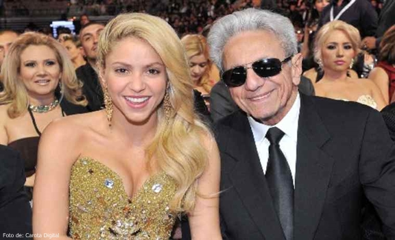 Foto de Shakira y de su papá