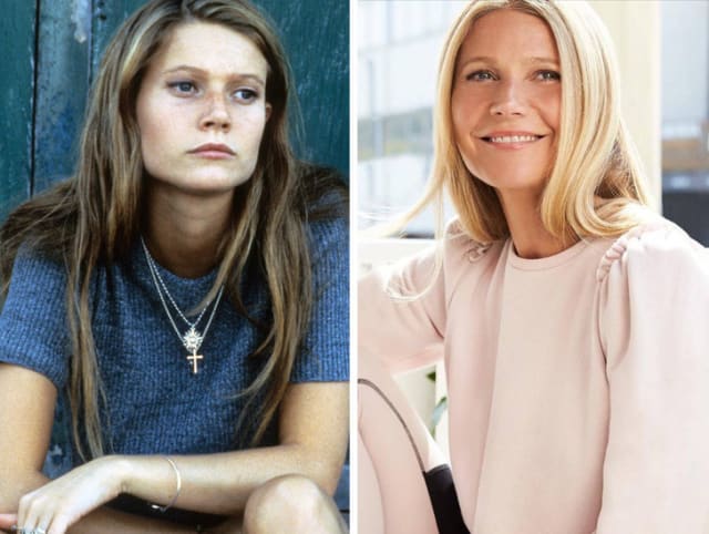 Antes y después: Gwyneth Paltrow cuando tenía 20 años