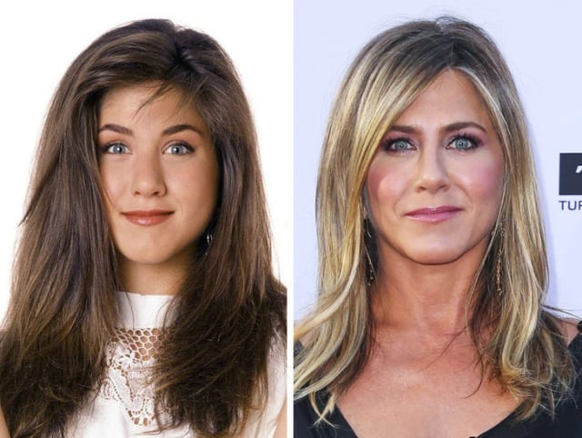 Antes y después: Jennifer Aniston cuando tenía 20 años
