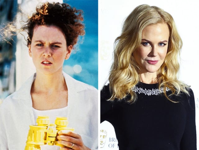 Antes y después: Nicole Kidman cuando tenía 20 años