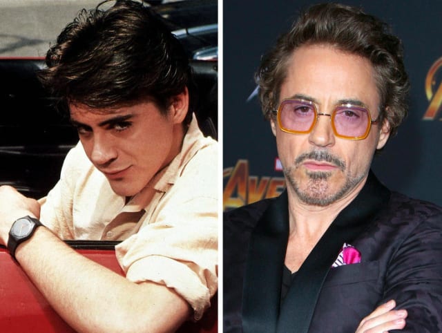 Antes y después: Robert Downey Jr. cuando tenía 20 años