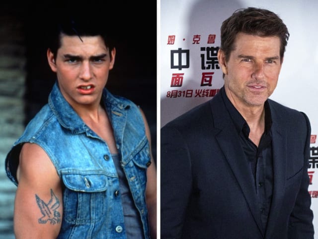 Antes y después: Tom Cruise cuando tenía 20 años