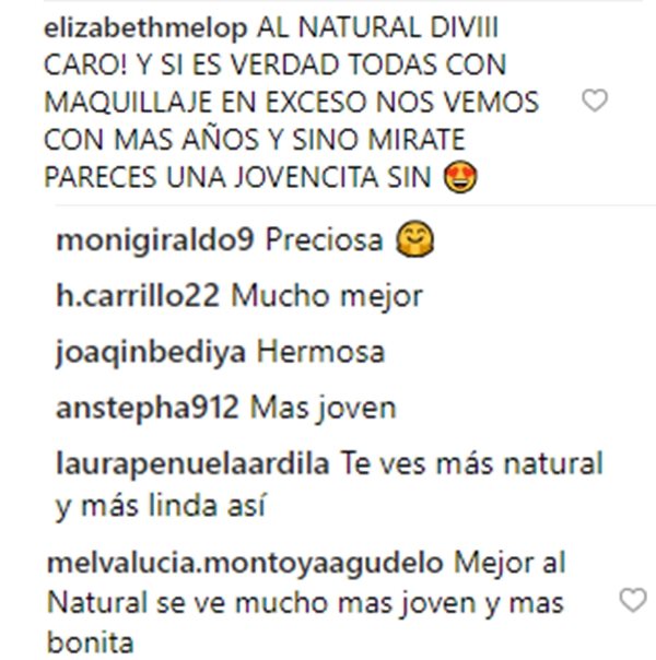 Instagram de Carolina Soto estalló por foto al natural - Vibra