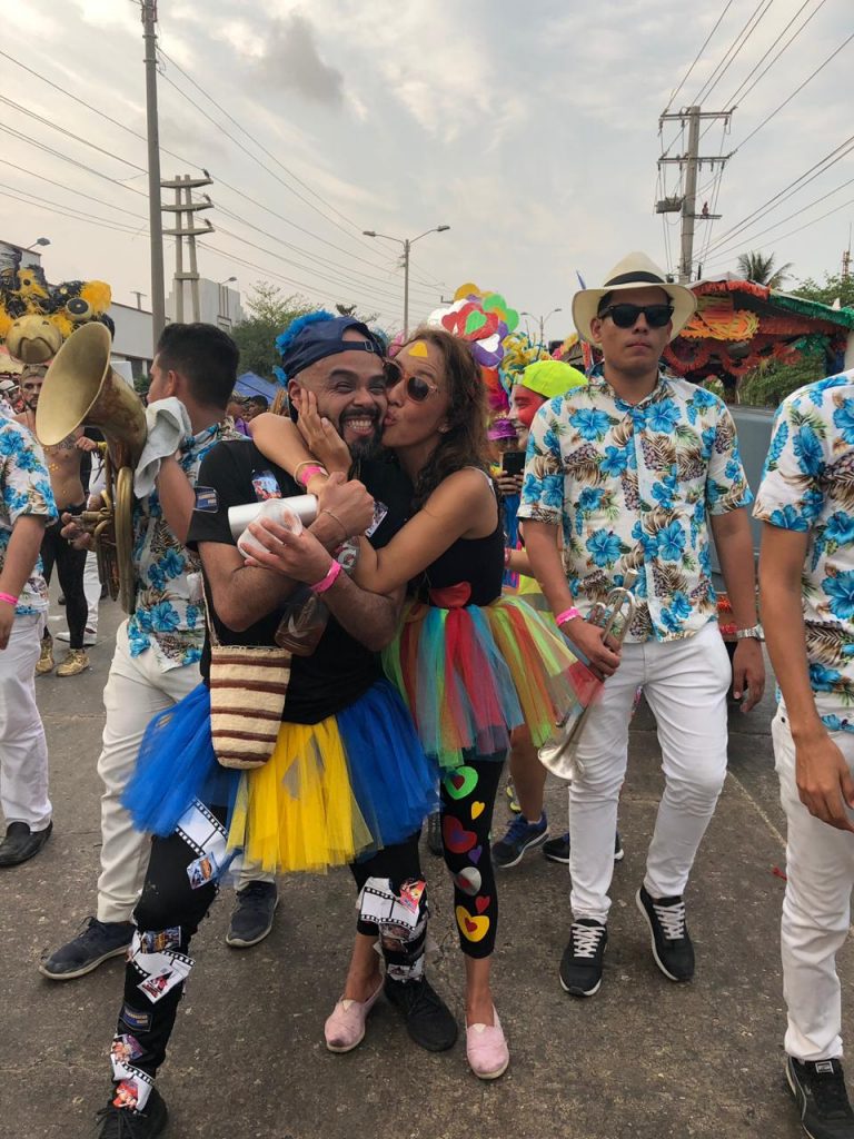 Karen y Toño se fueron para el Carnaval de Barranquilla Vargas