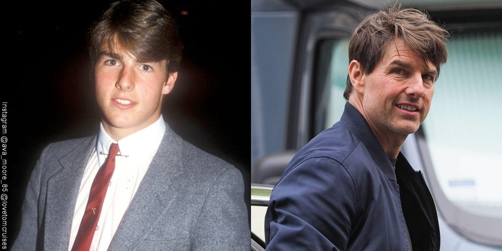 Foto de Tom Cruise antes y después