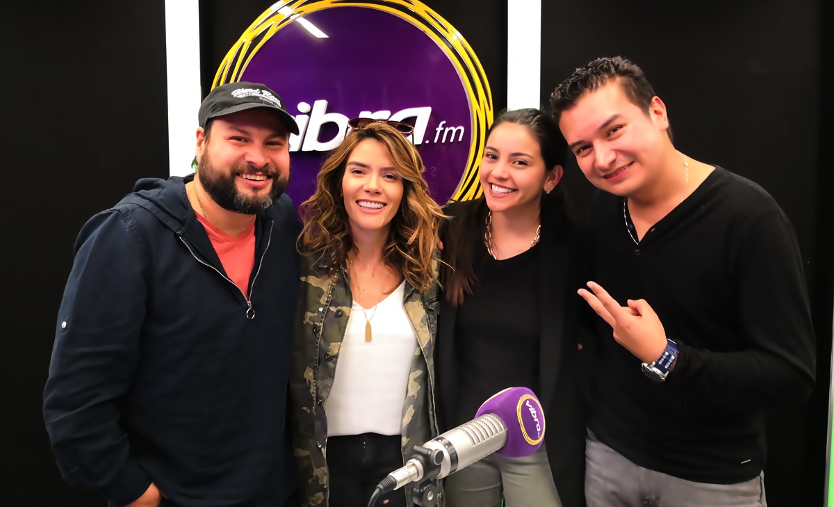 Kany García, Toño, David y Daniela en Vibra en las Mañanas