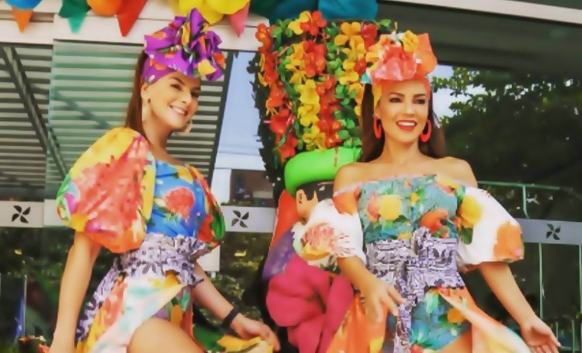 Trajes de carnaval de Barranquilla de Caro Cruz y otras famosas