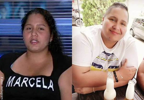Foto antes y después de Marcela Rodríguez Uribe, ahora Marcelo
