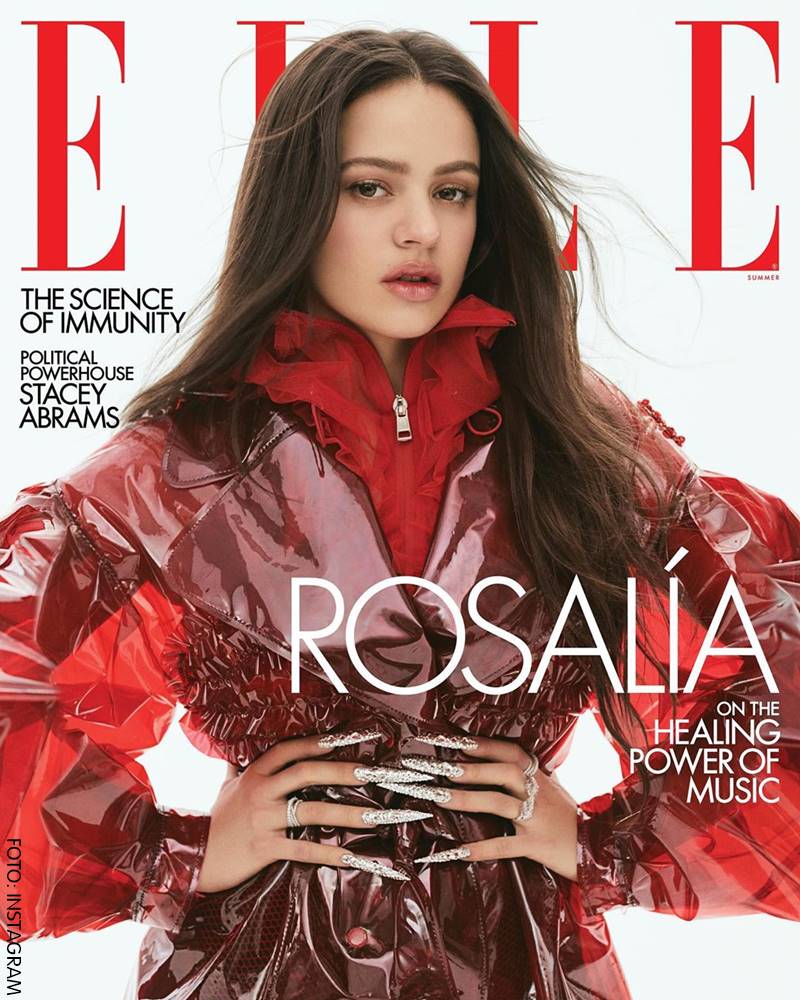 Rosalía en la portada de la Revista Elle