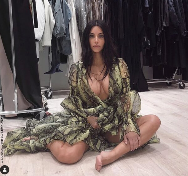 Foto Kim Kardashian con uno de los 10 vestidos más atrevidos