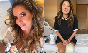 Daniella Álvarez le mostró a sus seguidores cómo vuelve a caminar