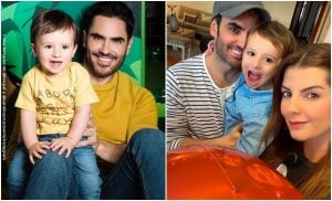 Lincoln Palomeque mostró su foto de niño y es idéntico a su hijo