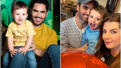Lincoln Palomeque mostró su foto de niño y es idéntico a su hijo