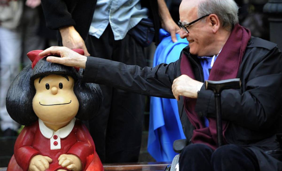 Murió Quino el creador de Mafalda