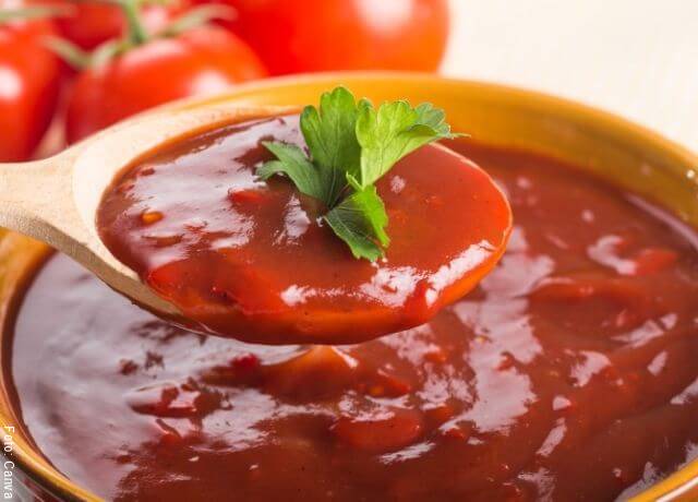 Foto de pasta de tomate
