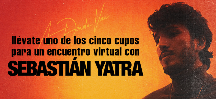 Imagen para concursar en un Meet And Greet con Sebastián Yatra