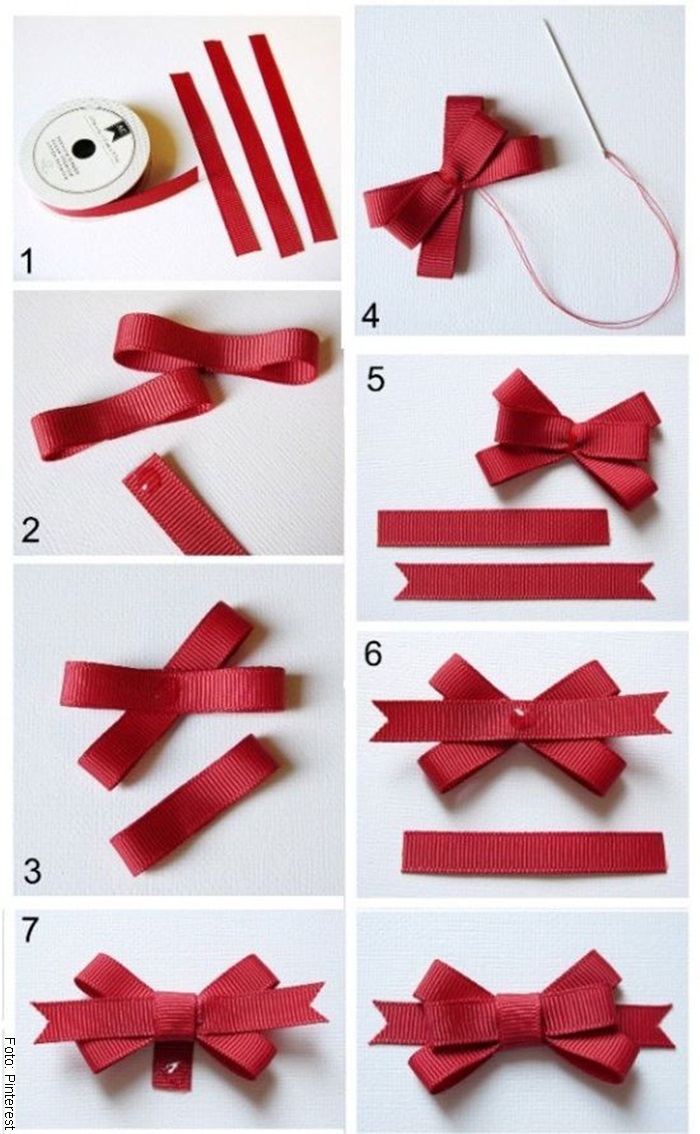 Cómo hacer moños con cinta para tus regalos