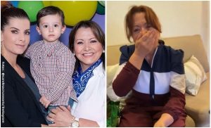 Mamá de Carolina Cruz lloró al enterarse que volverá a ser abuela