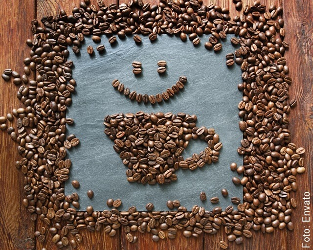 foto de granos de café
