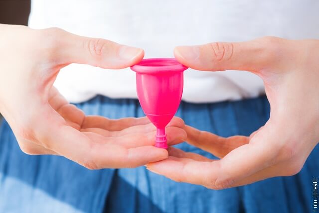 foto de copa menstrual