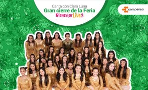 Canta con Clara Luna, gran cierre de la Feria Bienestar Live de Compensar