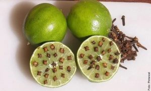 Limón con clavos: Repelente de insectos casero y natural