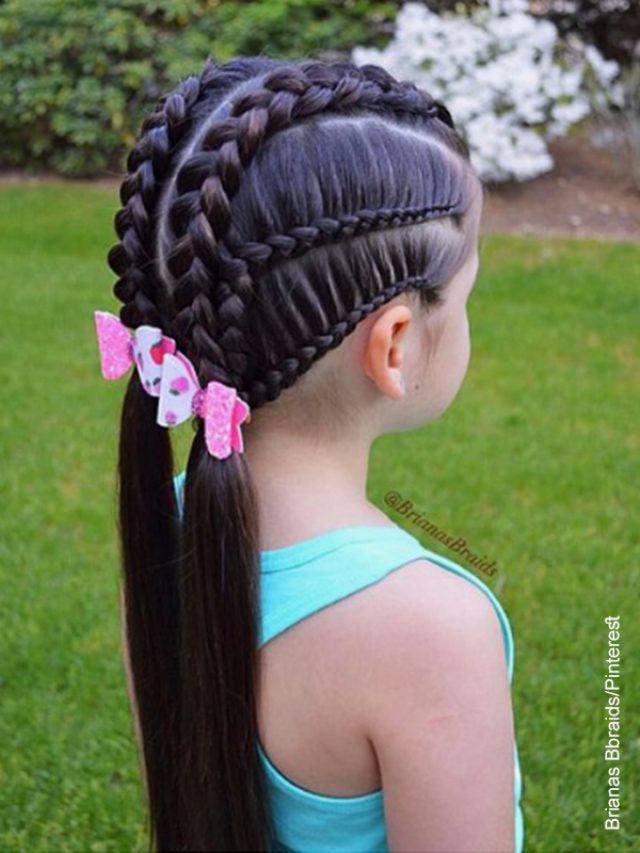 Trenzas en todo el cabello ideales para verte diferente