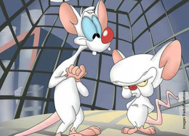 Foto de dos ratones dibujados que ilustra las caricaturas de los 90