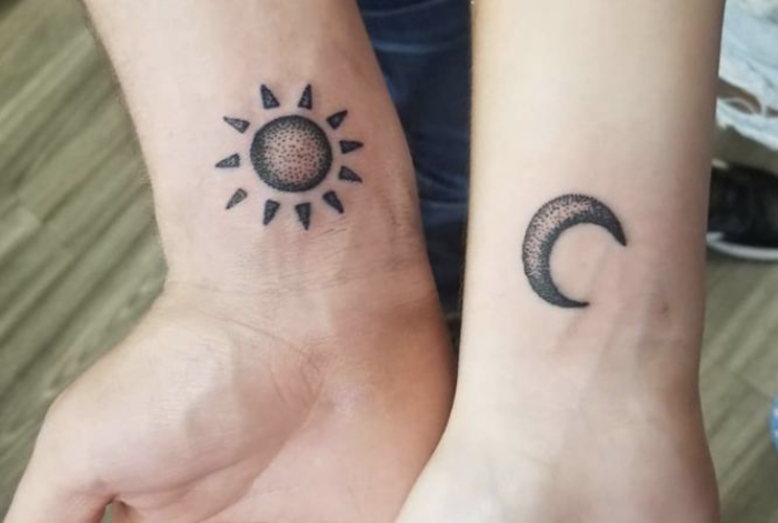 Foto de luna y sol para parejas