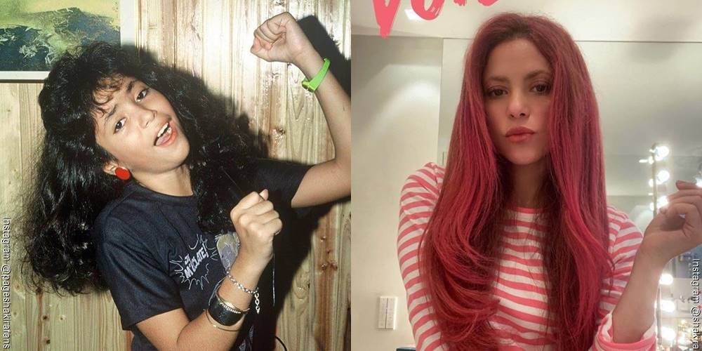 Foto de Shakira, antes y después