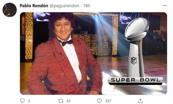 Meme en Twitter sobre presentación de cantante Abel Makkonen Tesfaye en el Super Bowl