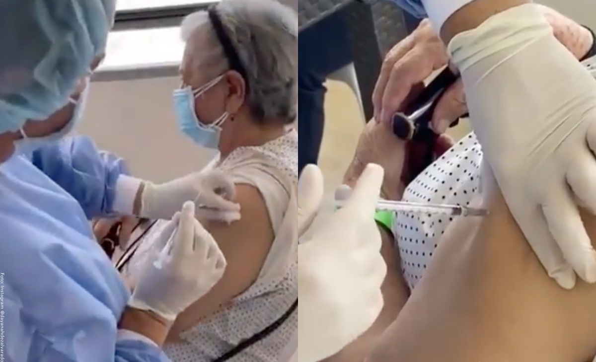 Enfermera puso vacuna vacía a abuelita en Santander
