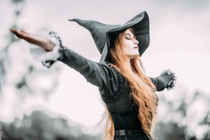 Foto de una bruja