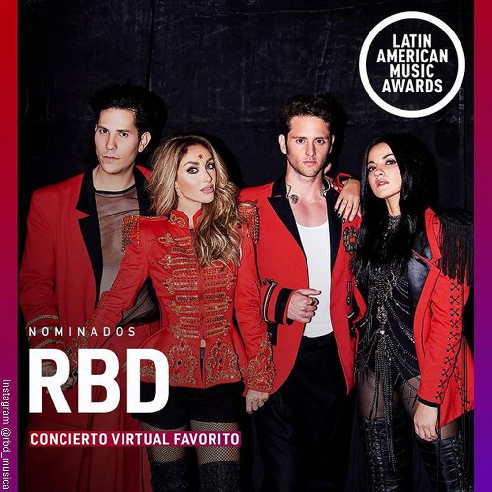 Foto de la nominación de Rebelde en los Latin American Music Awards