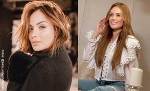 Sara Uribe posó en vestido de baño y parece que algo estorbaba, ¿qué sería?
